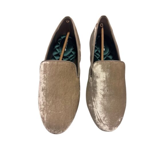 Birdies Velvet Flats in Neutral Beige - Picture 4 of 6